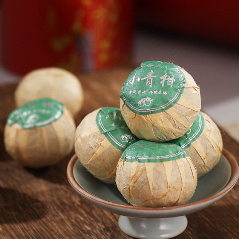 Xinhui Raw Sun-dried Xiaoqingkang Palace Puerh Tea Bulk Tin 500g Main image