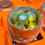 Xinhui Raw Sun-dried Xiaoqingkang Chen Pi Palace Golden Bud Puerh Ripe Tea 500g