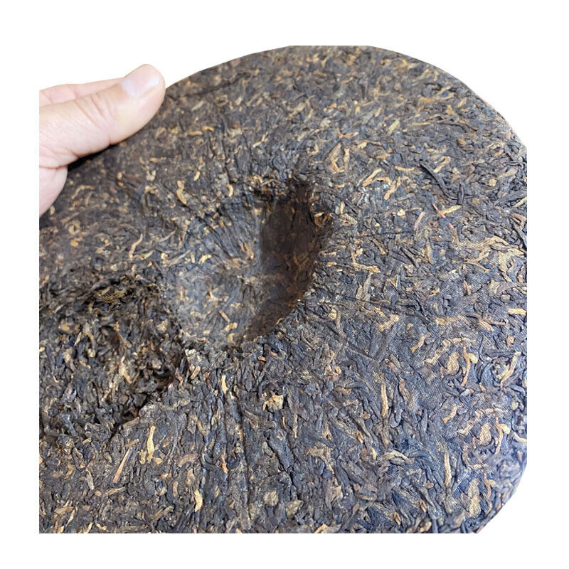 Puerh Tea Pure Material Fermentation Tightly Pressed Ripe Tea Cake 357g/12.59oz