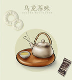 Tea Flavored Candy Circles Black Green Oolong Delicious Snack