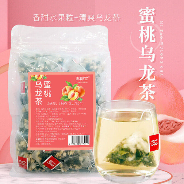 Peach Oolong Tea Freeze-Dried Premium Oolong Tea Pyramid Bags Herbal Tea