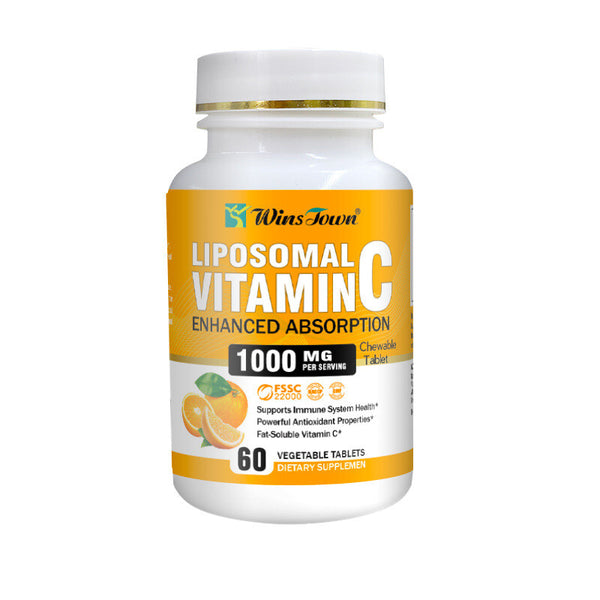 Winstown Vitamin C 1000mg Tablets Multvitamin Candy Immune 60 Tablets/bottle