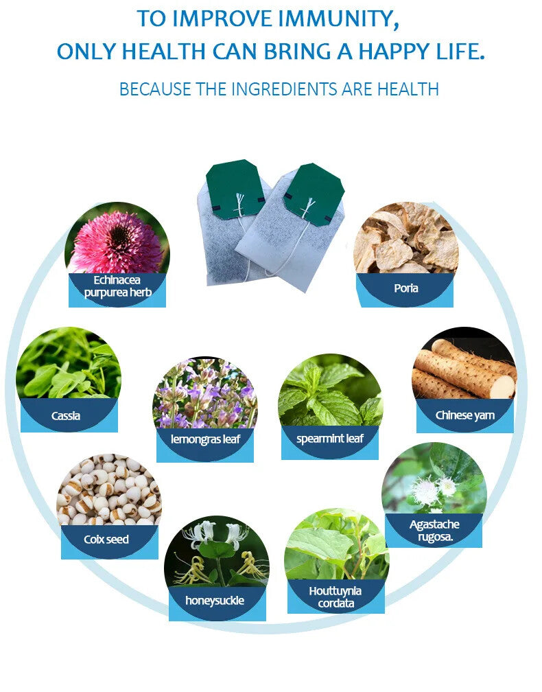 Organic Herbal Powerful Healthy Immunity Enhancement Immune Booster Tea