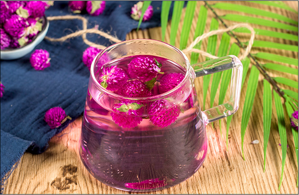 Natürlicher Flos Gomphrena Globosa Blütentee Qian Ri Hong Kräutertee
