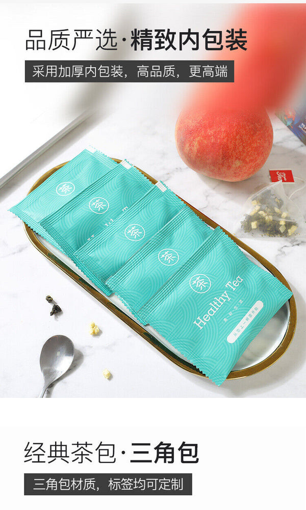 Honey Peach Flower Fruit Tea Triangle Bag Cold Soaked Tea White Peach Oolong