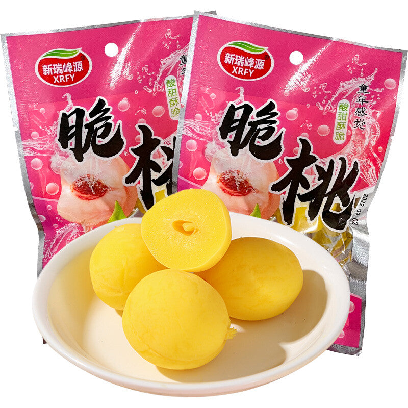 Childhood Favorite Retro Treat Crispy Dried Yellow Peach Snack Sweet & Sour Main image