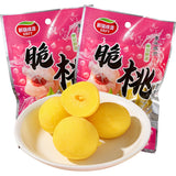Childhood Favorite Retro Treat Crispy Dried Yellow Peach Snack Sweet & Sour
