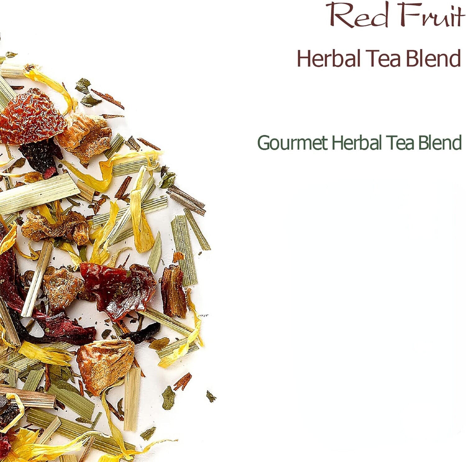 Red Berry Organic Fruit Tea - Fruit Tea Tisane - Fruity Herbal Infusion 200g Secondary image