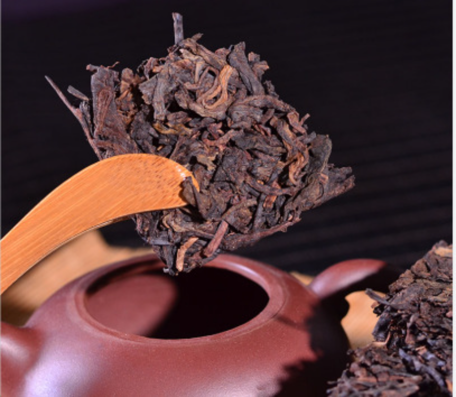 Yunnan Pu'er Ripe Tea Brick Old Pu'er Old Tea Brick 250g Ripe Tea Brick Secondary image