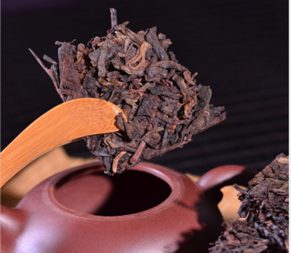 Yunnan Pu'er Ripe Tea Brick Old Pu'er Old Tea Brick 250g Ripe Tea Brick