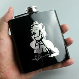 Hip Flask Stainless Steel Liquor Whisky Vodka Alcohol Drinkware Flagon Outdoor