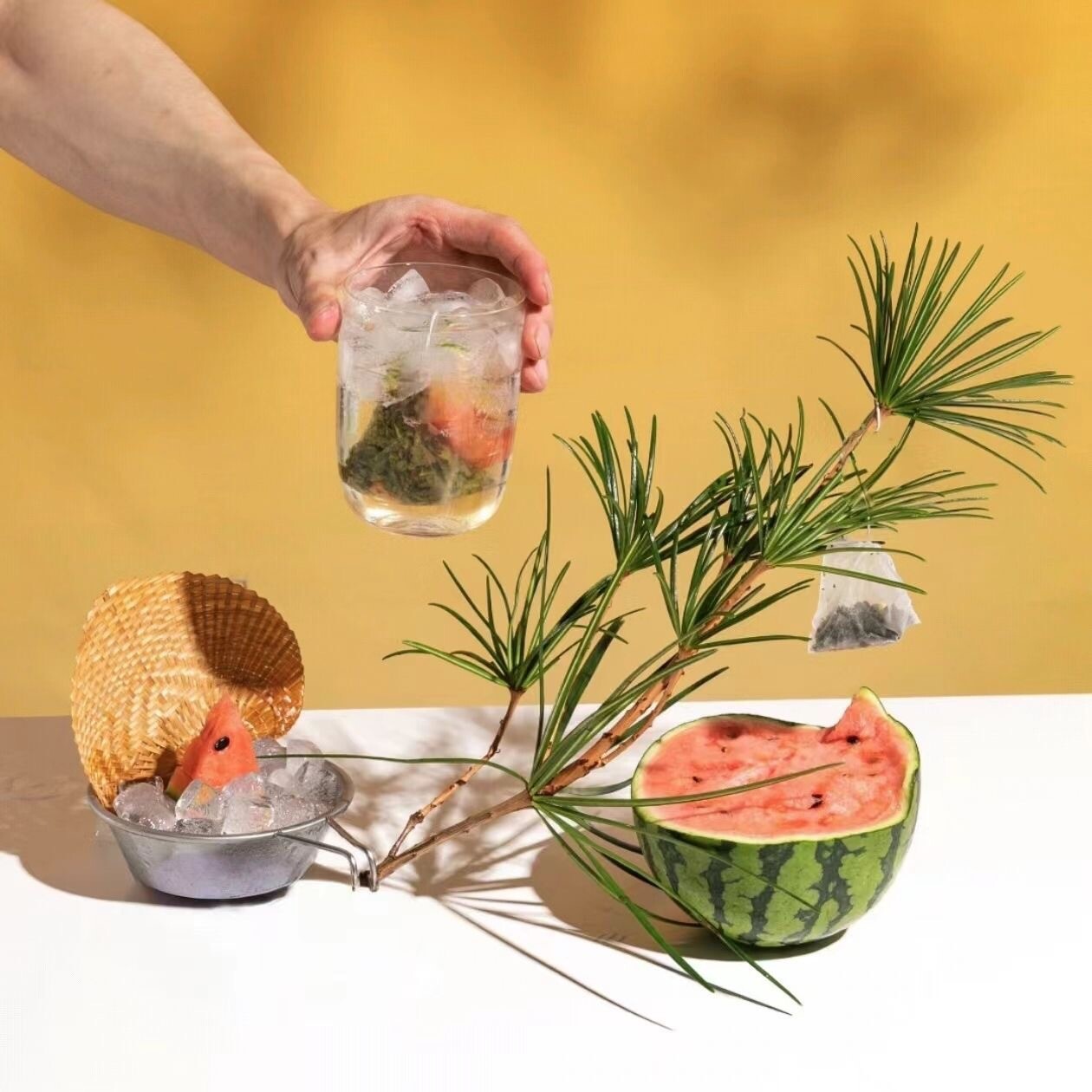 Blend 5g x 10 Bags Refreshing Drink Watermelon Oolong Tea Cold Brew Fruit Tea