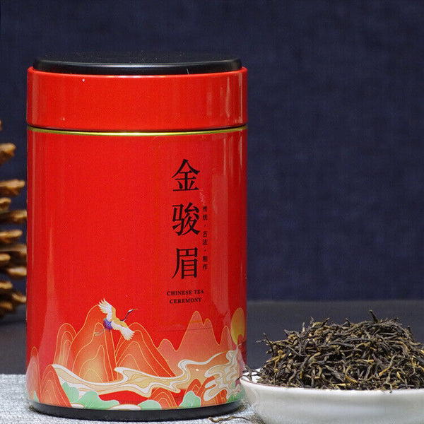 Lapsang Souchong Tea Premium Black Tea Loose Leaf Jin Jun Mei Gift Set 2 Cans
