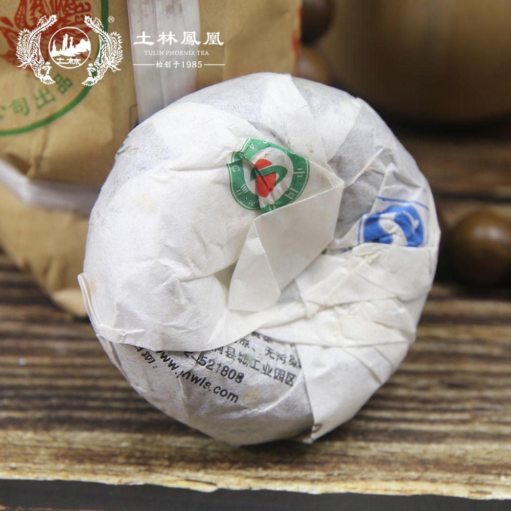 2010 Yunnan Puer Tea Phoenix Puerh Ripe Tuo Cha 801,TuLin Phoenix 100g Secondary image