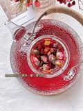 Blueberry Peach Fruit TeaHigh-value fruitsEye careBeauty and beautyFloral tea
