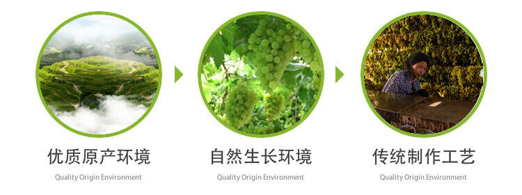 500g Turpan Raisins New Product Green Raisins Large Granule Special Product