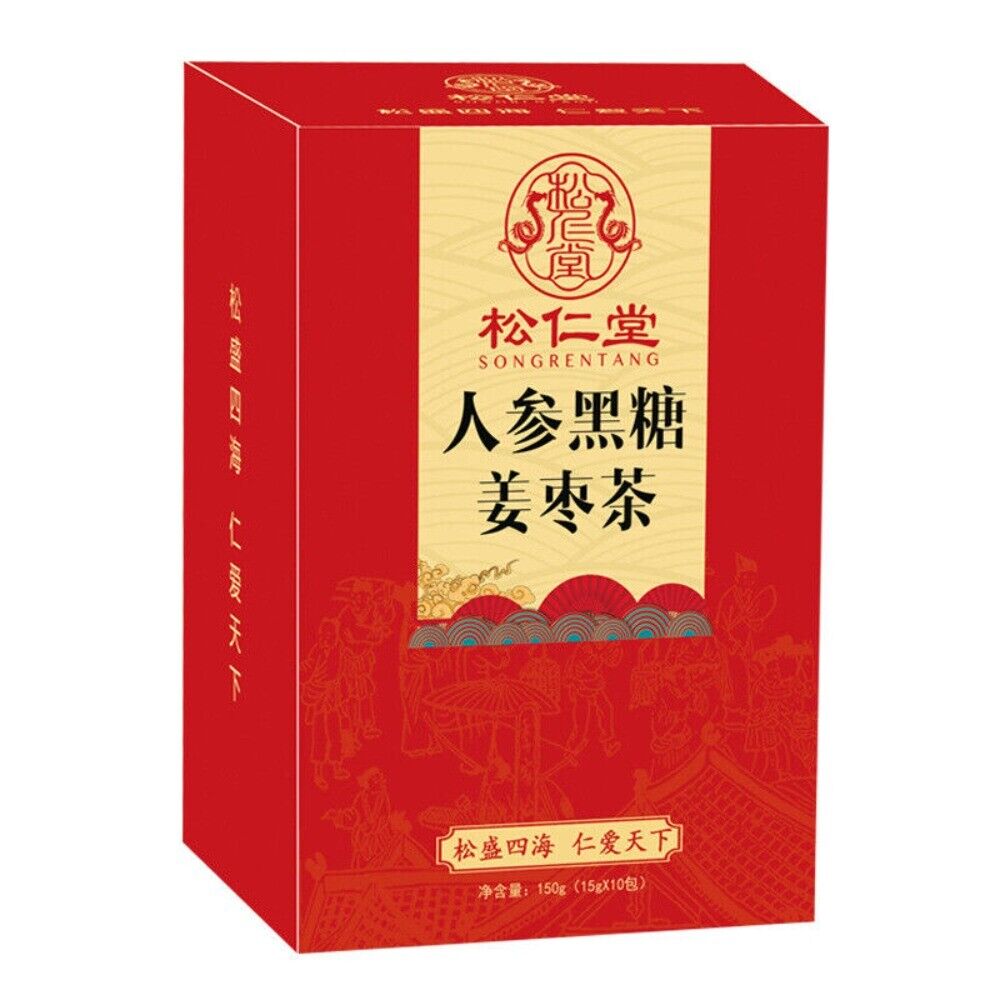 150g Herbal Tea with Ginseng Rose Ginger Longan Red Dates Brown Sugar Main image