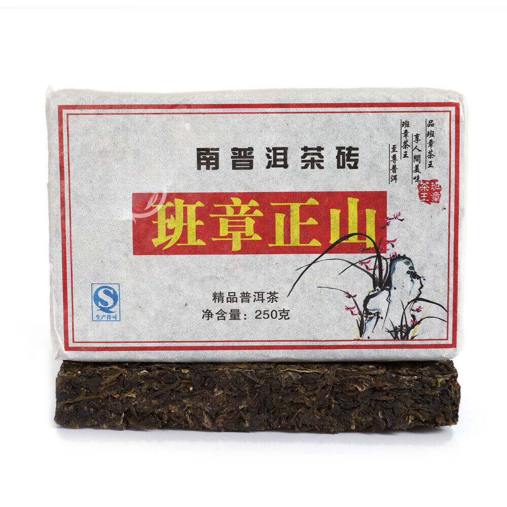 250g Yunnan Banzhang Zhengshan Pu'er Pu-erh Puer puerh Tea Raw Brick Main image