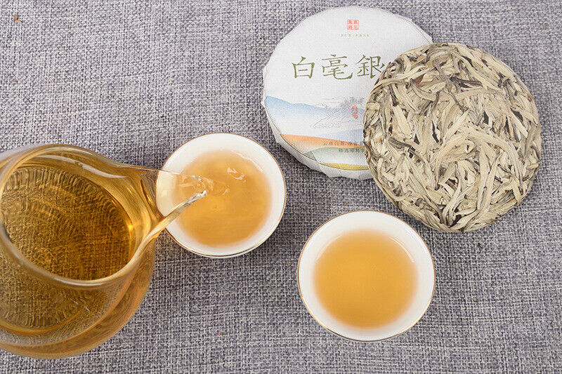 Jinggu Baihao Big Bud Head 100g/cake Baihao Silver Needle Yunnan White Tea