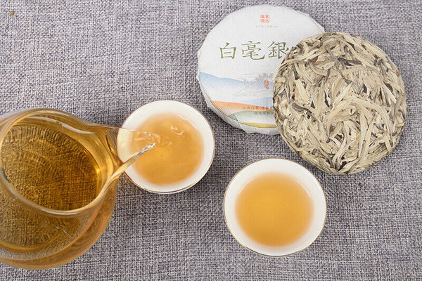 Jinggu Baihao Big Bud Head 100g/cake Baihao Silver Needle Yunnan White Tea