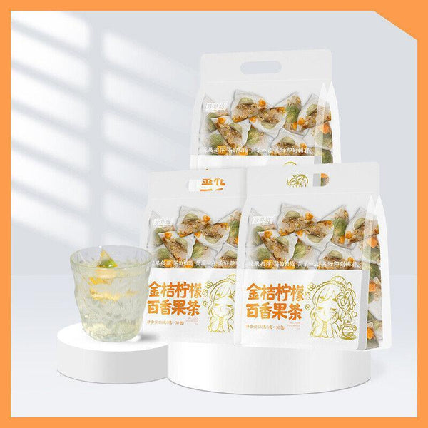Individual Triangle Package Freeze-dried  Health Kumquat Lemon Passion Fruit Tea