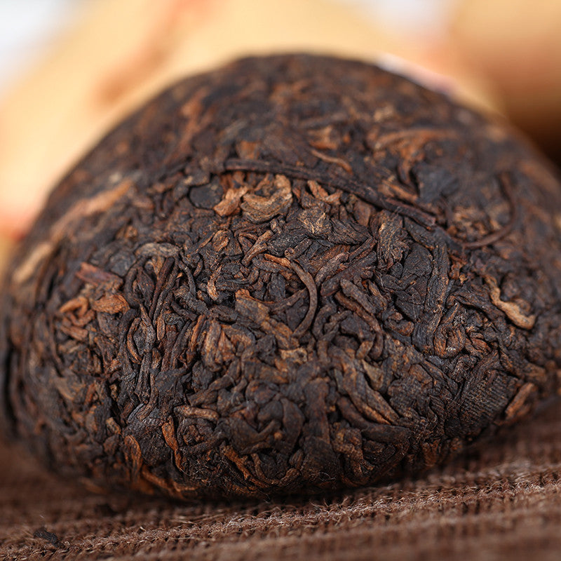 500g - Pu'er Shu Puer - Cooked Nature - Yunnan Tuo Cha 5pcs Ripe Pu-erh Tuo Tea