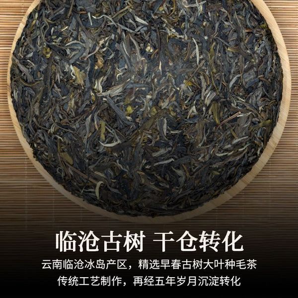 Yunnan Authentic Puerh Raw Tea Iceland Ancient Tree Spring Tea Raw Tea 357g
