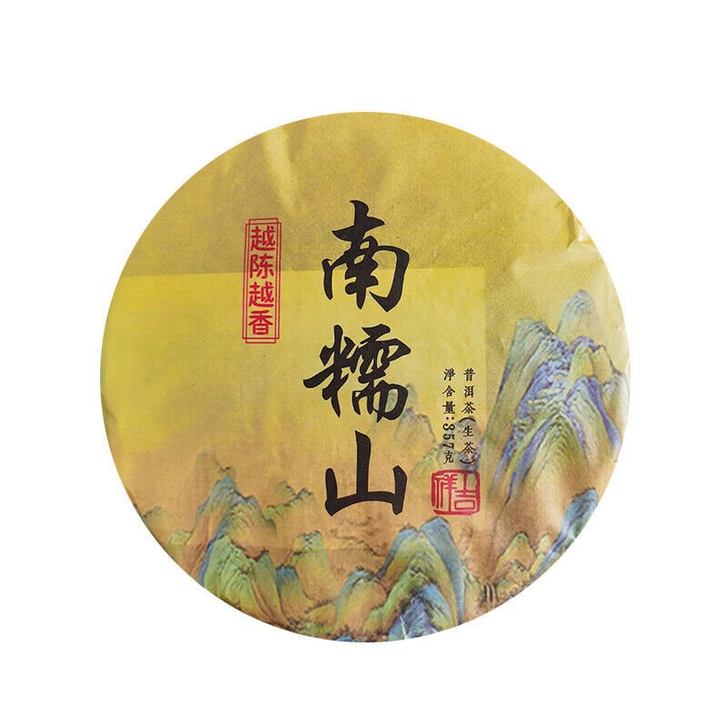 357g Yunnan Pu'er Raw Tea Nannoushan The More Ages Better Smells Pu'er Tea Cake Main image