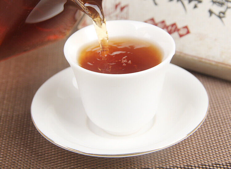 200g Pu'er Tea Made of Aged Raw Materials, Aged Pu'er Tea Bricks Ripe Tea Brick
