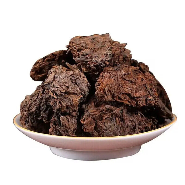 Chinese Healthy Menghai Old Pure Laochatou Yunnan Loose Leaf Fossil Pu'er Tea
