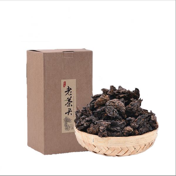 Puerh Tea Ripe Tea Old Tea Head Aged Dry Storage Pearl Tea Head Lao Cha Tou 500g