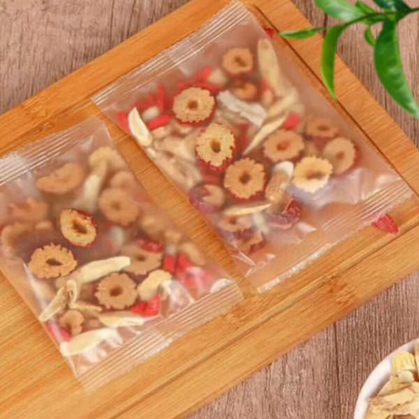Goddess Soup Red Ginseng Astragalus Goji Ophiopogon Herbal Tea Soup
