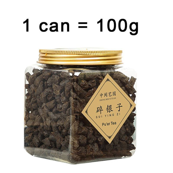 TeaNew Black Tea Pu'er Tea Canned Cooked Tea Fossil Old Cooked Pu'er Tea 100g