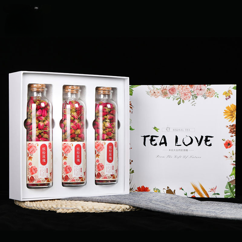 150G Rose tea, osmanthus box, flower fruit tea, gift box, flower tea Secondary image