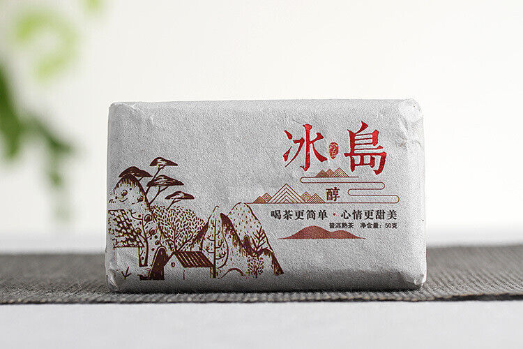 50g Yunnan Puerh Tea Icelandic Alcohol Puerh Ripe Tea Brick Spring Tea