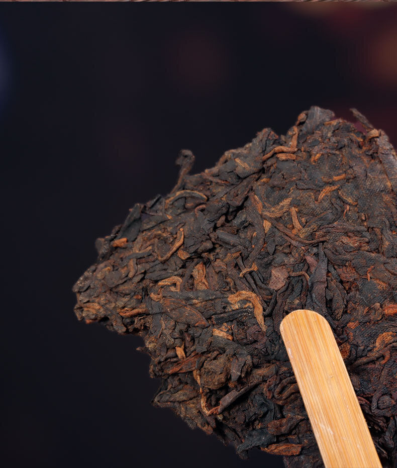 Old Ripe Tea Pu'er Tea Ripe Tea Menghai Old Ban Zhang Puerh Tea Cake 357g