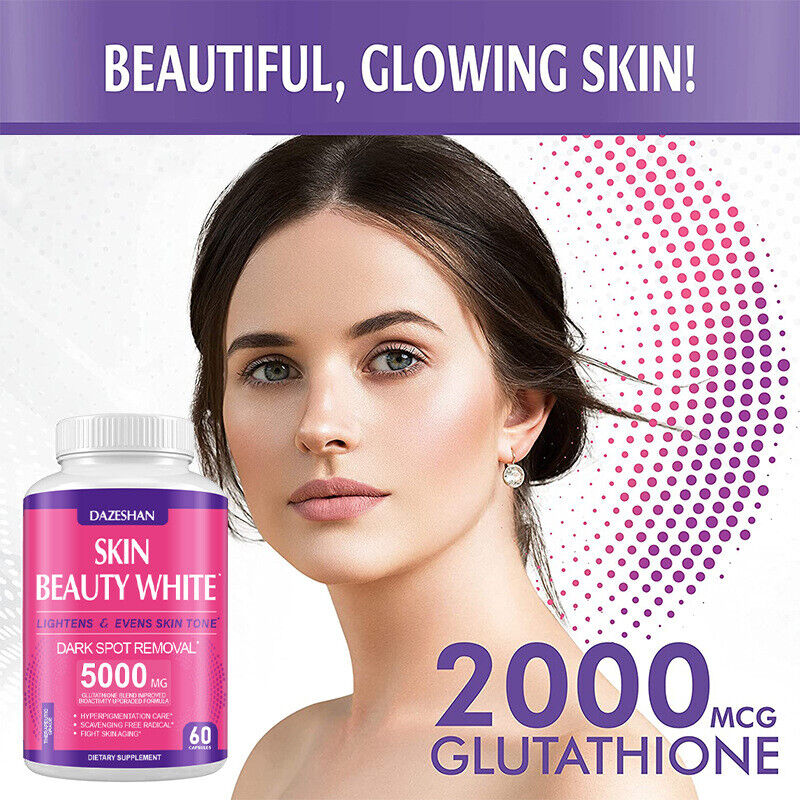 Glutathione Capsules Whitening Pills Glutathione Whitening Capsules 60 Capsules Secondary image