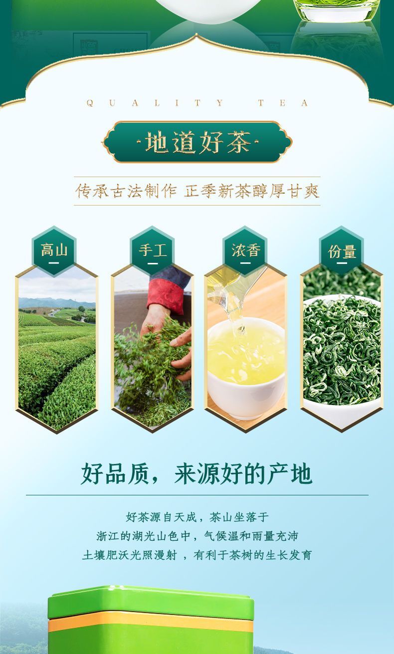 Green Tea Biluochun 2023 New Tea Authentic Strong Aroma High end Gift Box 250g