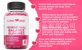 2 bottles Hormonal Balance PMS Relief 60 Gummies-Strawberry flavor