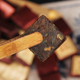 Sticky Rice Square Brick Tea Strong Flavor Pu-erh Ripe Tea Ancient Tree