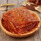 Old style spicy snacks, hand peeled tofu skin, no sweetness spicy strips 80g