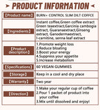 200g Burn Control Slimming Coffee Weight Loss Coffee Slim Diet Coffee