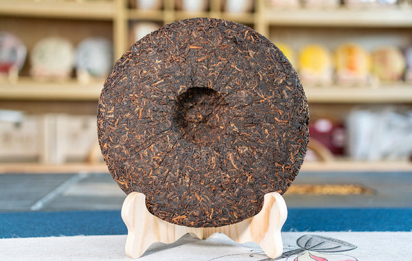 357g Yunnan Ripe Puerh Tea Cake LaoBanzhang Ancient Tree Ripe Puerh Tea Cake Thé