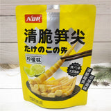 Zitronen-Pfeffer-Geschmack Knusprige Bambusspitzen Instant-Snacks 柠檬泡椒味清脆笋尖开袋即食