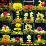 16 Types Handmade Blooming Flower Tea Blooming Tea Balls Flowering Tea 130g