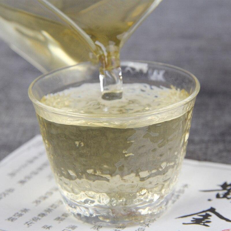 2020 Puer Tea Bingdao Wuzai Ancient Tree Golden Leaf Sheng Puerh Cake Tea 357g