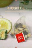 Bitter Melon and Lime Tea Summer Fresh and Healthy Fruit Tea Triangle Bag Tea