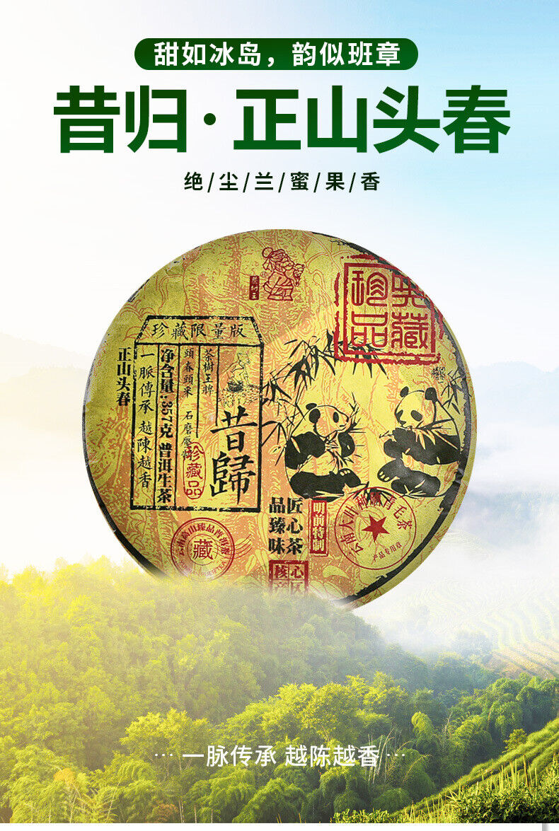 Yunnan Tea Tree King Puerh Tea Puerh Raw Tea Cake Xigui Raw Puerh 357g Pu'er Tea Main image
