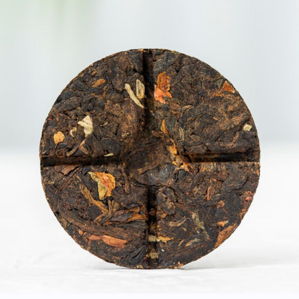 Rose Puerh Tea Iron Box Yunnan Seven Zi Cake Ripe Tea 200g/7.05oz