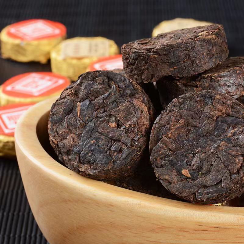 500g Yunnan Pu'er Tea 2003 Aged Subaru Mini Cake Small Jintuo Tea Jade Cake